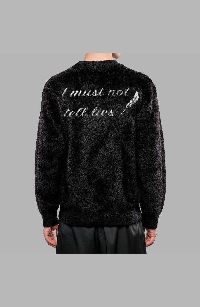 Blvck Harry Potter x Blvck 'I Must Not Tell Lies' Sweater, Alternate, color, Black