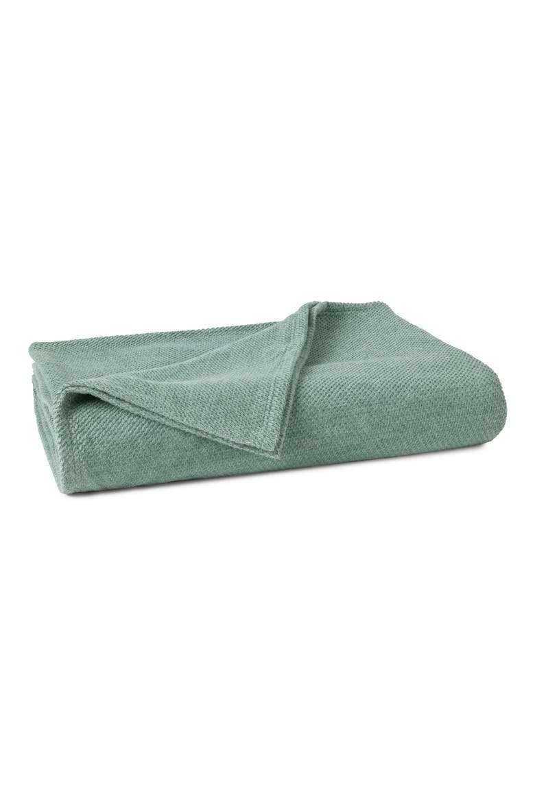 Sequoia Washable Organic Cotton Throw, Main, color, FERN