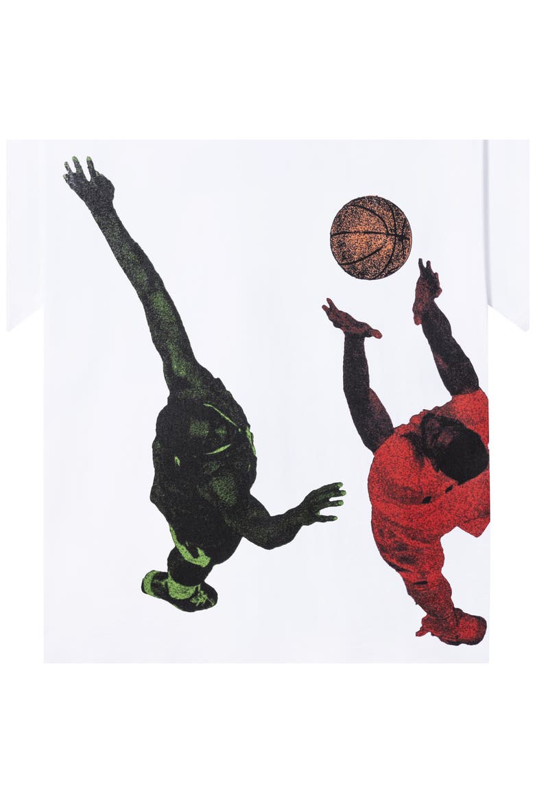 Jump Ball Graphic T-Shirt, Alternate, color, WHITE