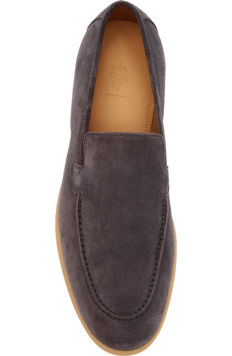 Eleventy Apron Toe Loafer, Alternate, color, 22 Black