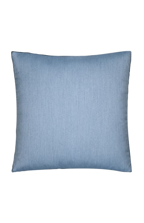 Ocean Banded Box Indoor & Outdoor Woven Accent Pillow