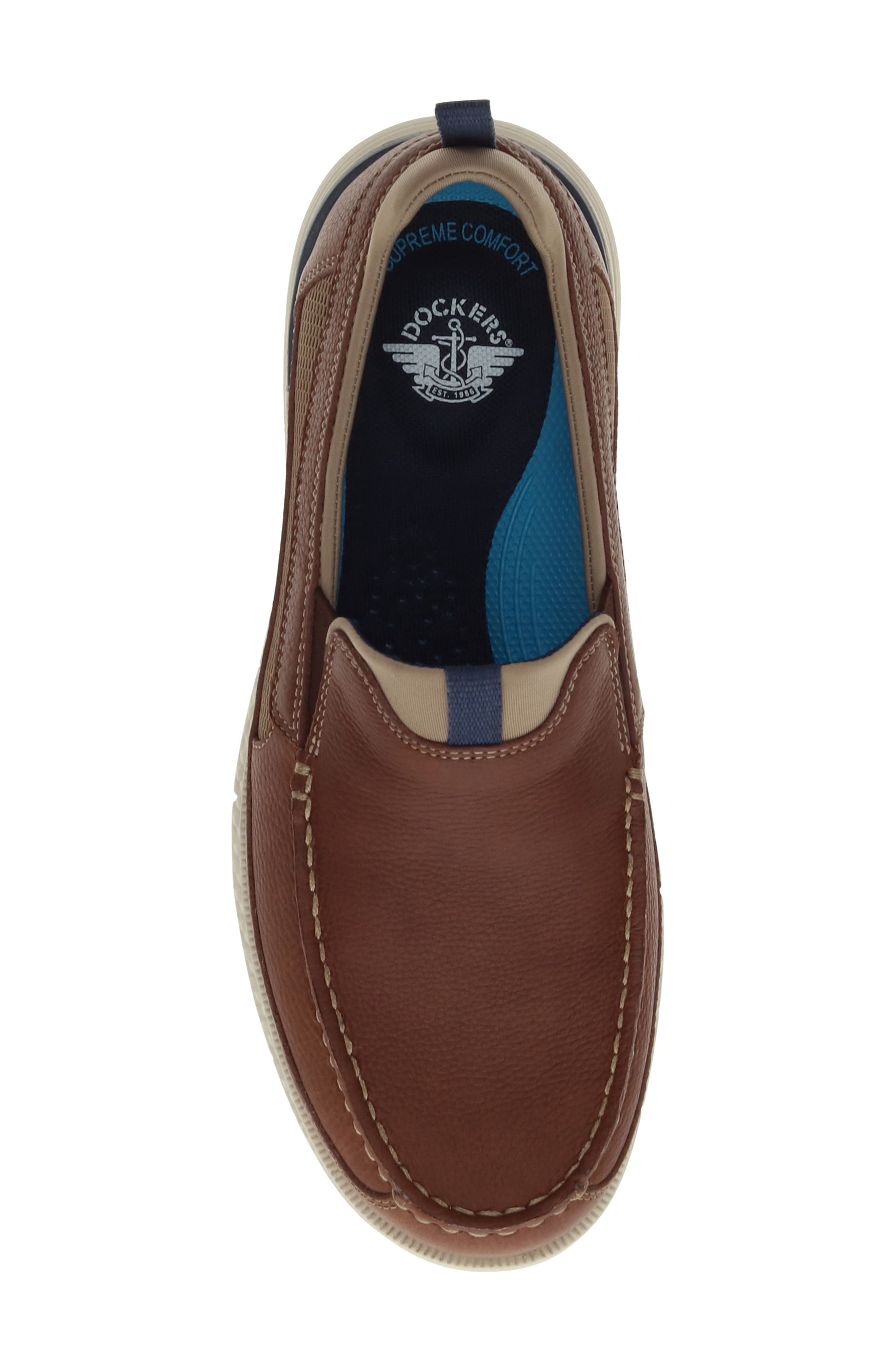 Holgate Leather Boat Shoe, Alternate, color, BRIAR