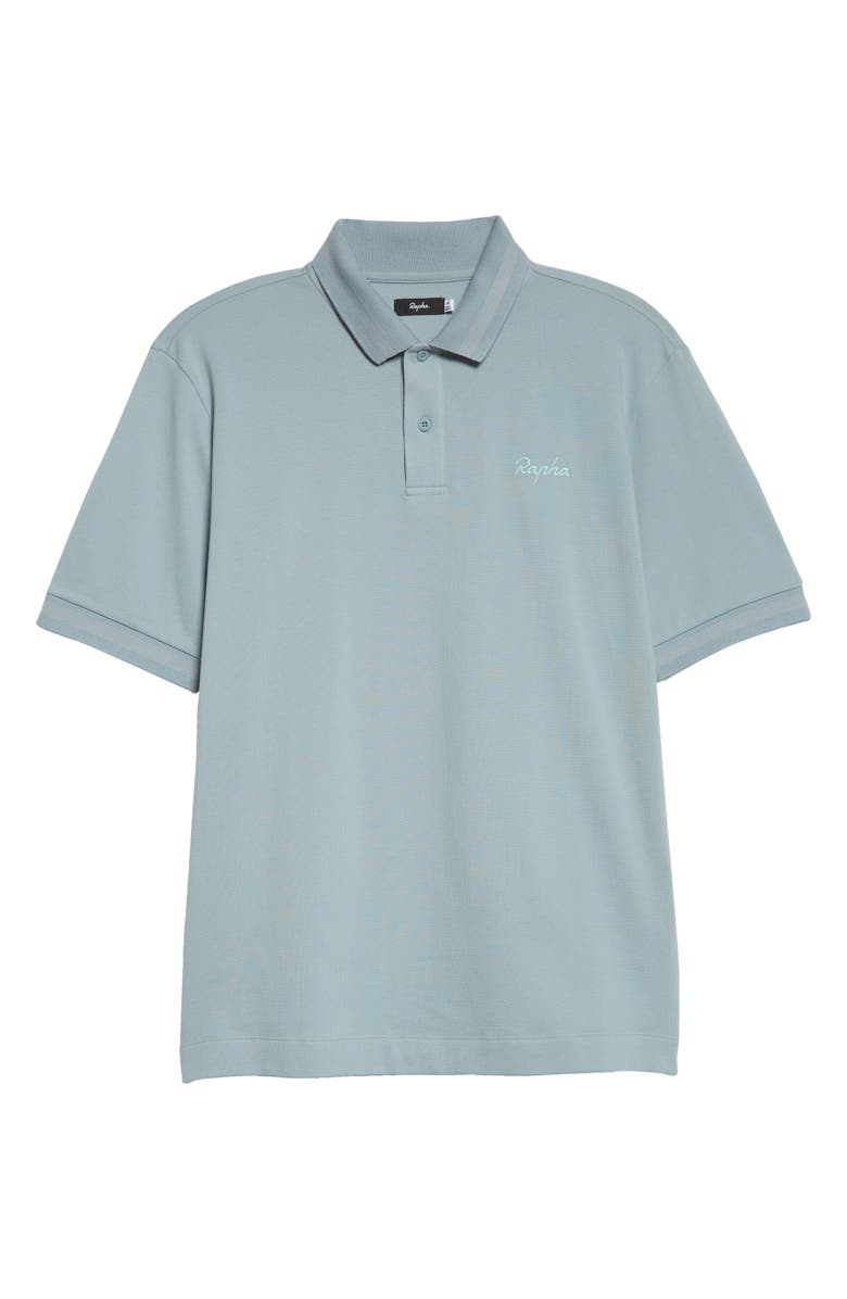 Rapha Logo Organic Cotton Piqué Polo, Main, color,