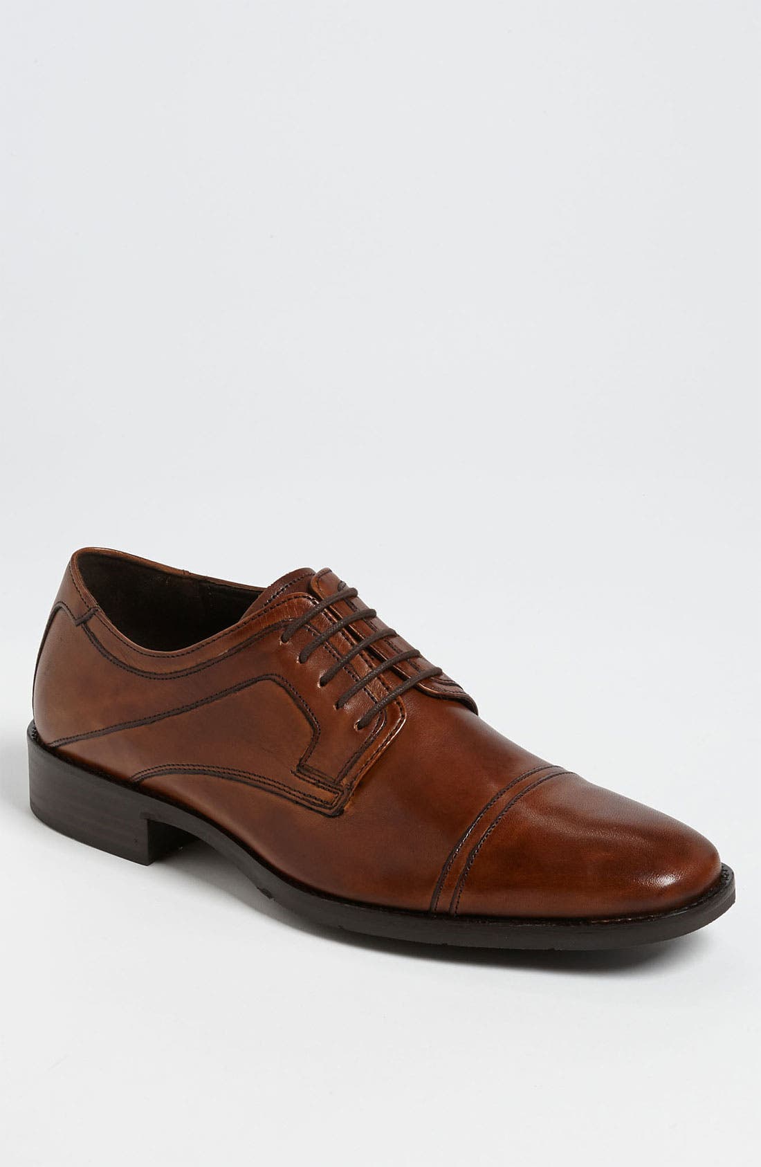 'Larsey' Cap Toe Derby, Main, color, TAN