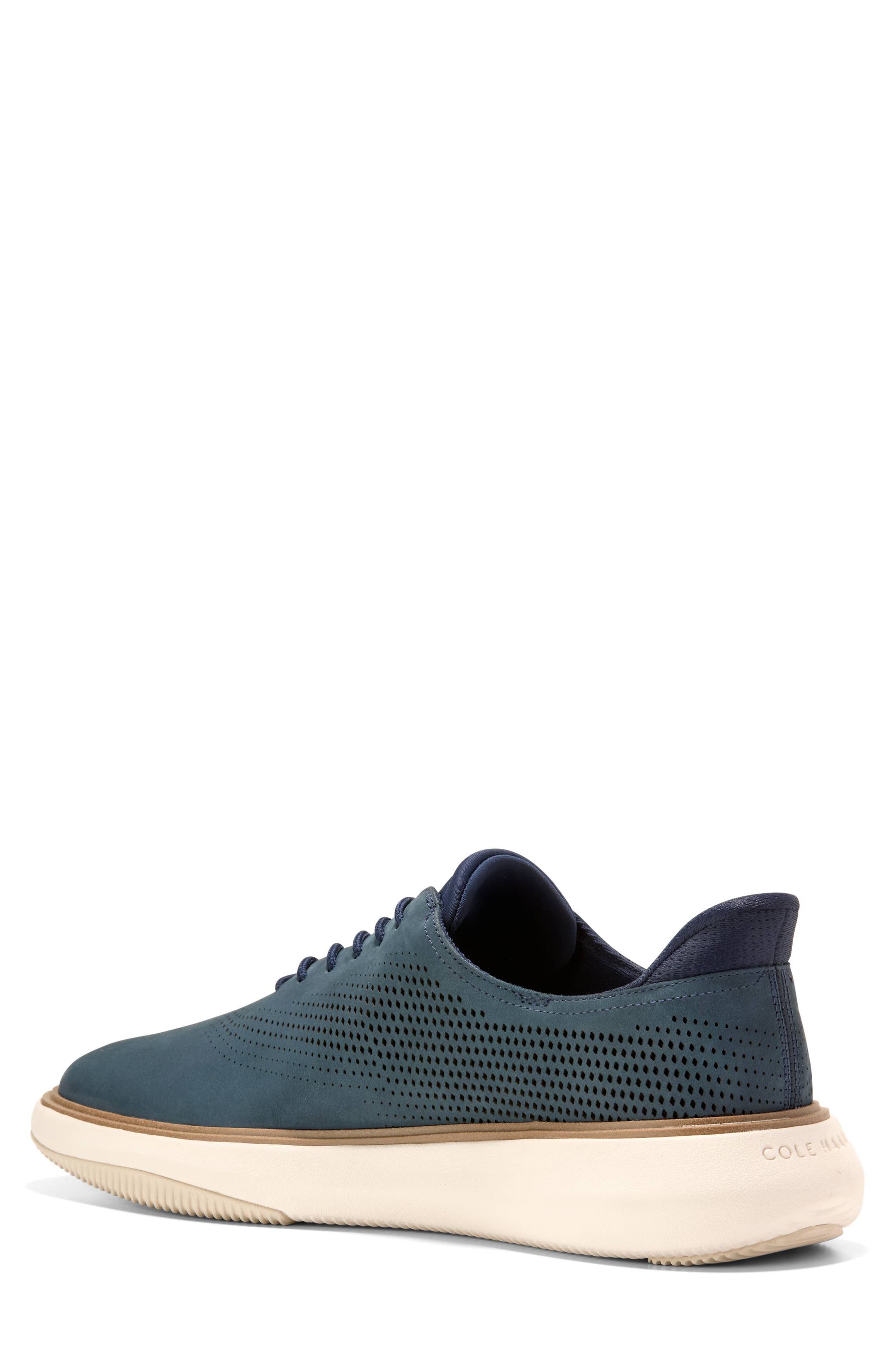 Grand Phaze Laser Leather Oxford, Alternate, color, NAVY NUBUCK/ NATURAL
