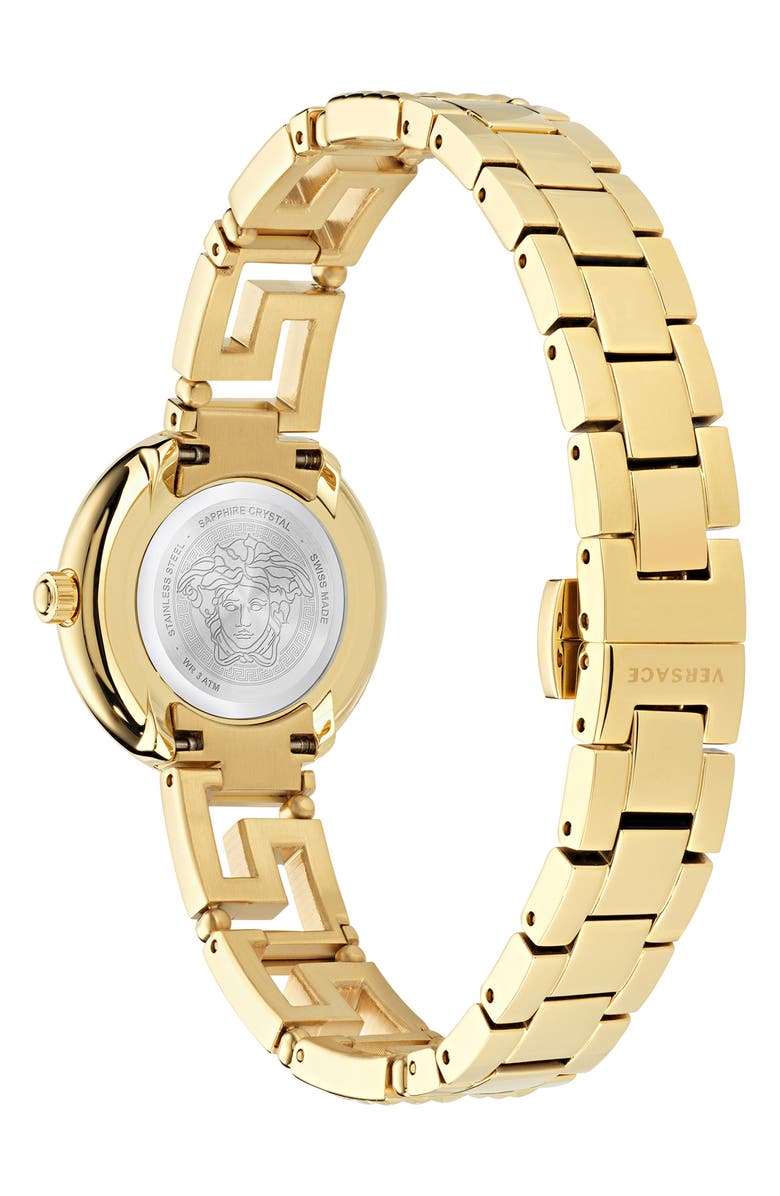Versace Greca Goddess Bracelet Watch, 28mm, Alternate, color, 