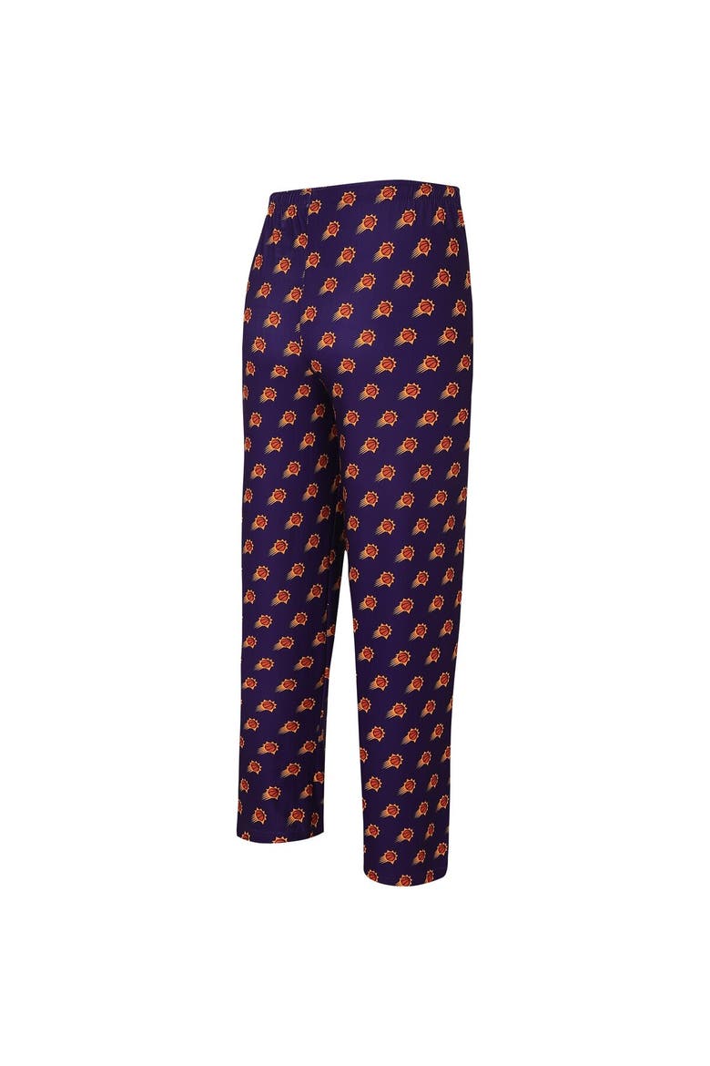 Men's Concepts Sport Purple Phoenix Suns Allover Logo Print Gauge Sleep Pants, Alternate, color, Purple
