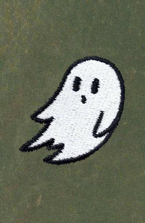 DALIX DALIX GHOST EMBROIDERED WASHED HOODIE 