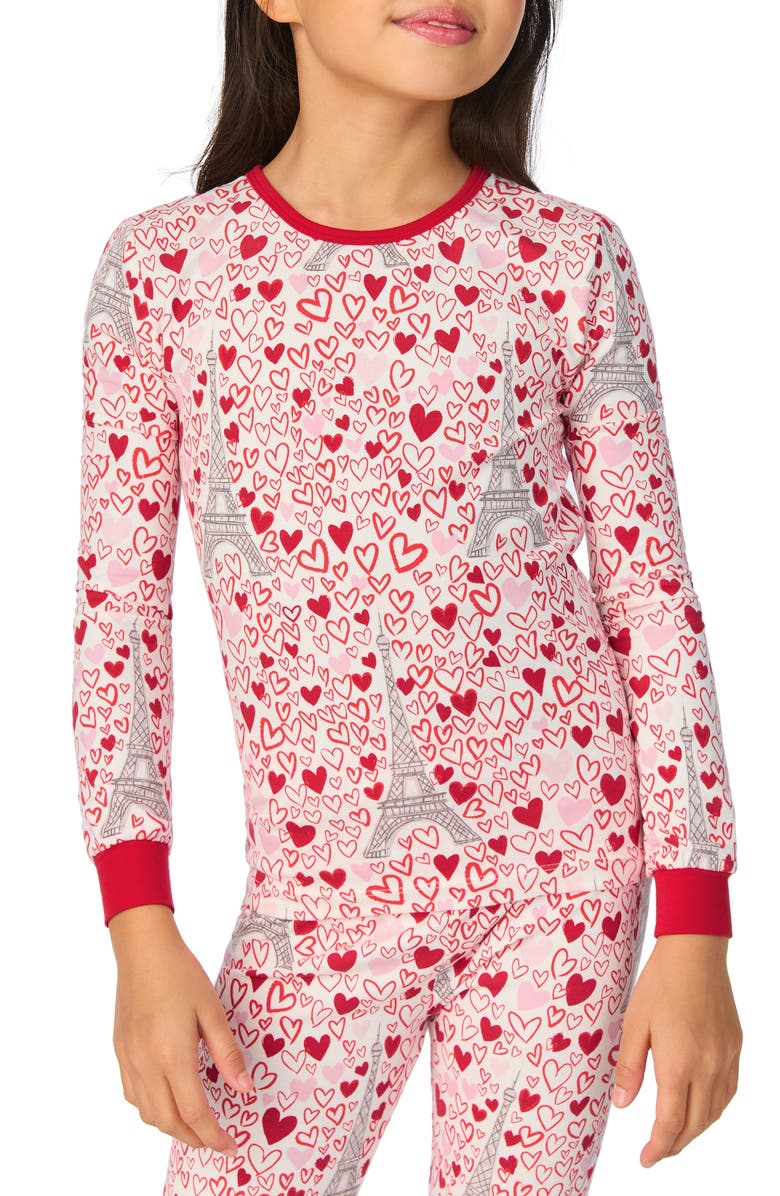 BedHead Pajamas Kids' Fitted Cotton Two-Piece Pajamas, Alternate, color, 