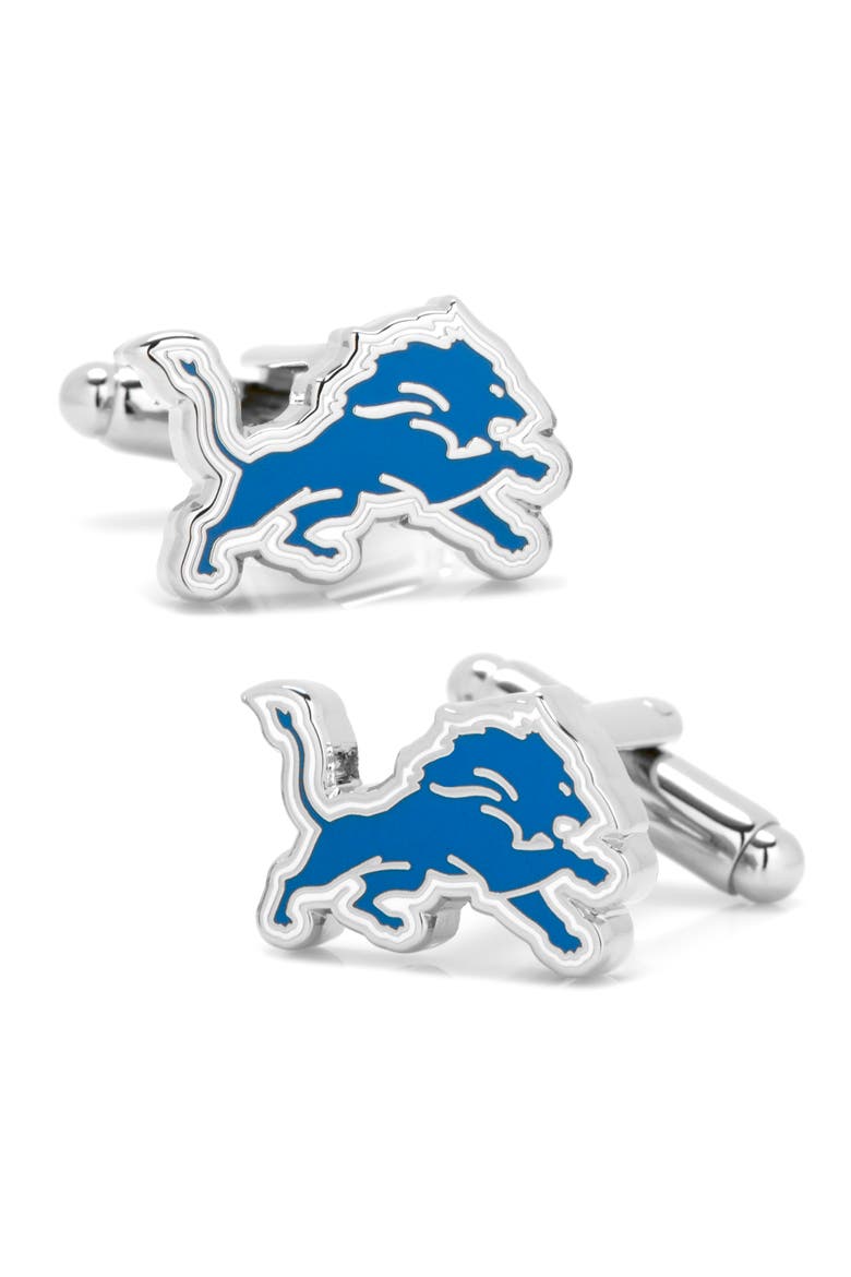 NFL Detroit Lions Cuff Links, Main, color, BLUE
