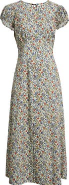 DÔEN Rhodia Floral Midi Dress