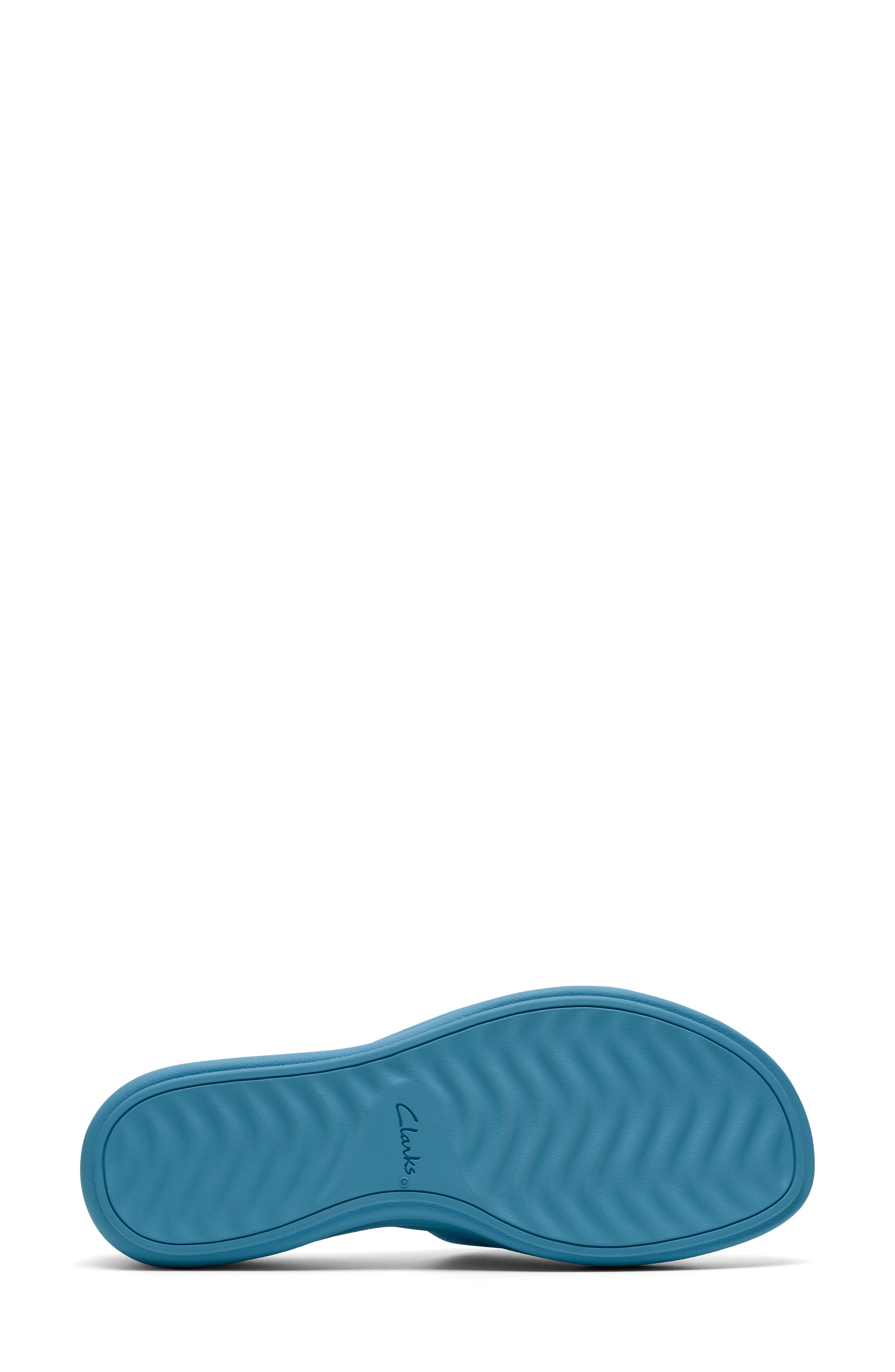 Drift Twist Wedge Slide Sandal, Alternate, color, BRIGHT BLUE
