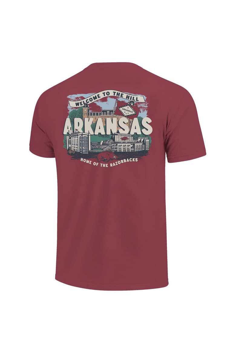 Youth  Cardinal Arkansas Razorbacks Local Campus Scene T-Shirt, Alternate, color, Cardinal