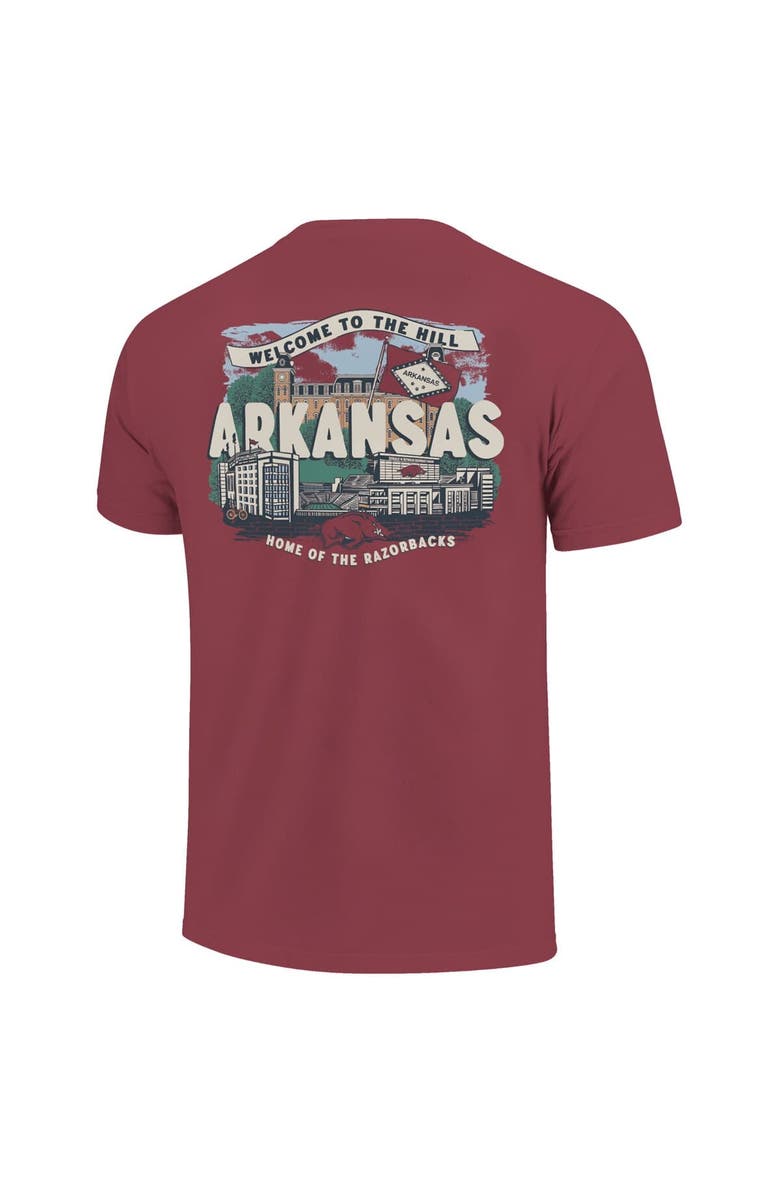 IMAGE ONE Youth Cardinal Arkansas Razorbacks Local Campus Scene T-Shirt, Alternate, color, Cardinal