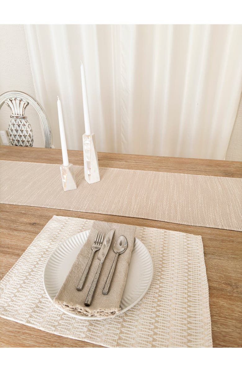 Anaya Summer Twist Indoor Outdoor Placemat, Alternate, color, 