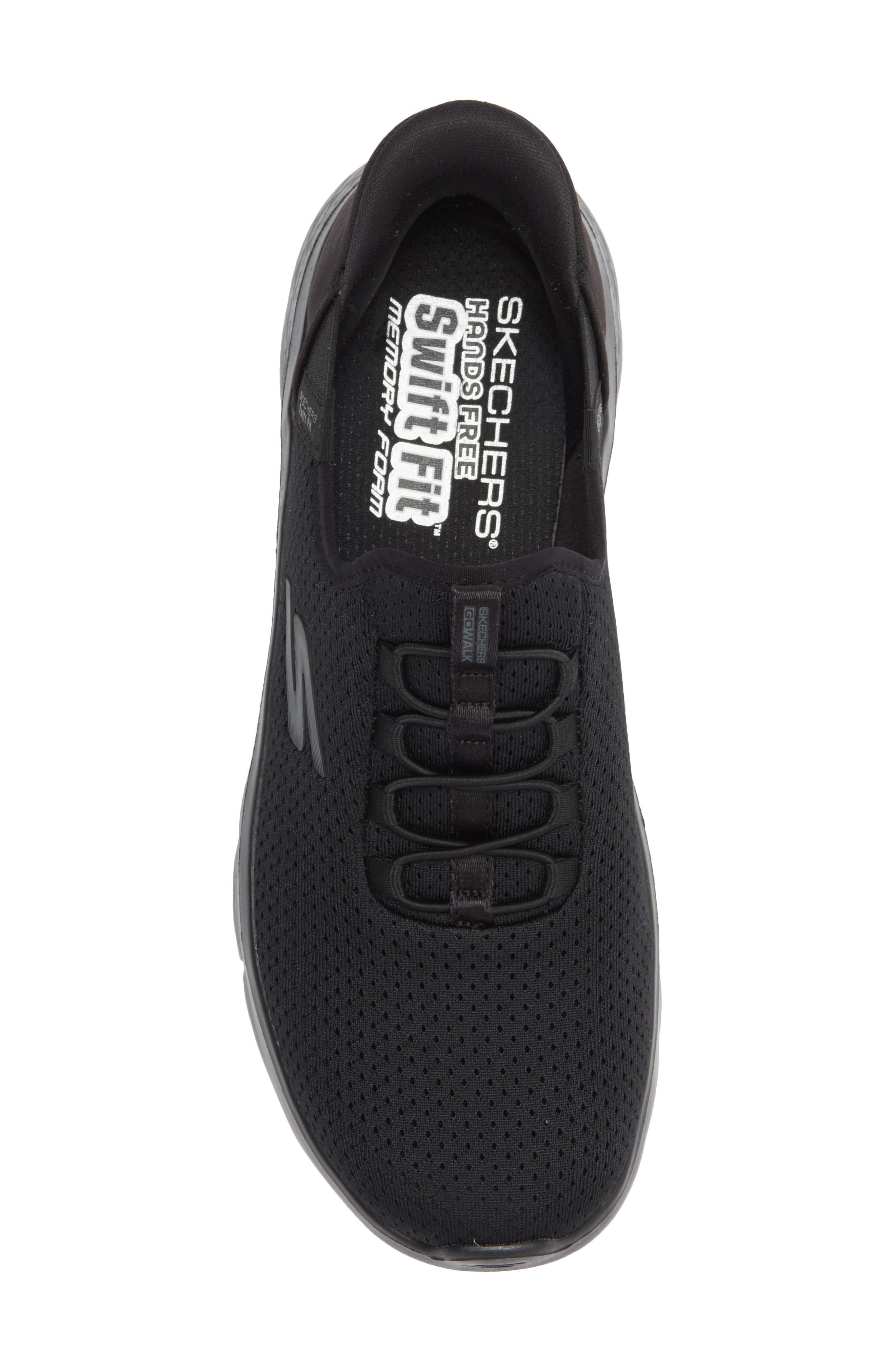 SKECHERS Swift-Fit Go Walk Flex-Casual Sneaker, Alternate, color, Black