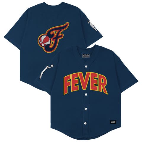 Unisex Playa Society  Navy Indiana Fever Baseball Fashion Jersey