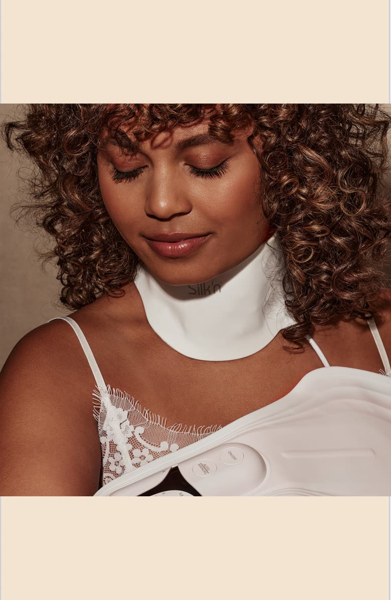 Silk'n LED Neck Mask, Alternate, color, White