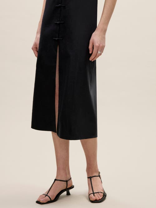 REBECCA TAYLOR REBECCA TAYLOR BEATRICE STRETCH LINEN DRESS