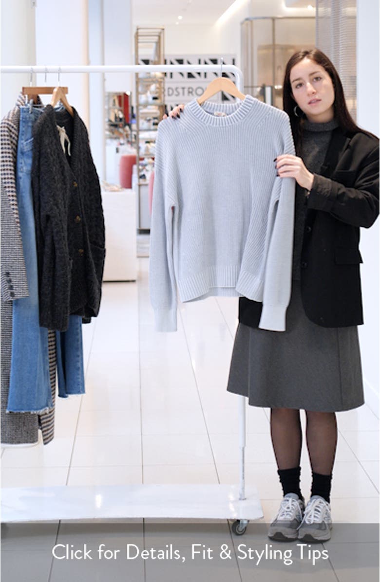 Sunwashed Organic Cotton Fisherman Sweater, sales video thumbnail