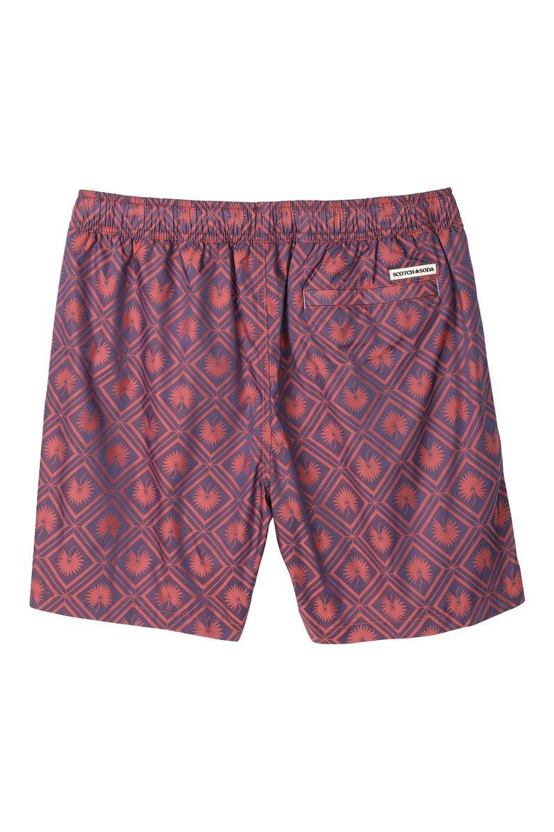 Diamond Swim Trunks, Alternate, color, LIGHT PASTEL RED
