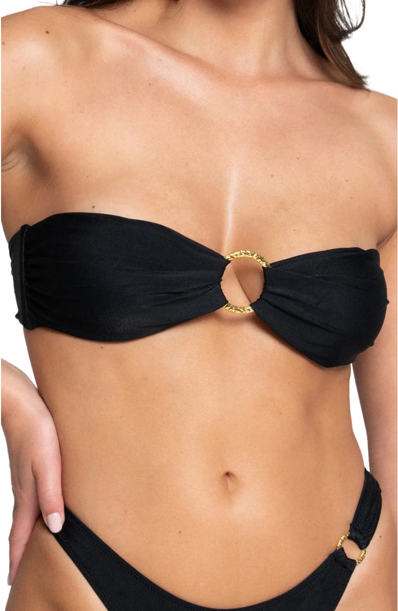 Bright Swimwear Hana Top, Main, color, Black