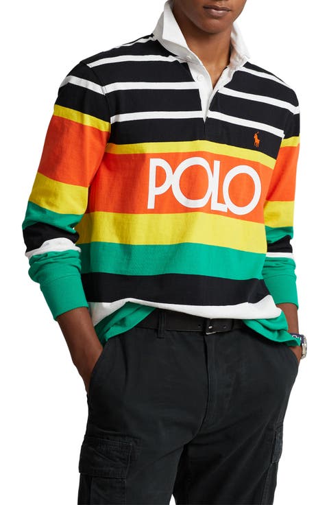 Stripe Cotton Rugby Shirt
