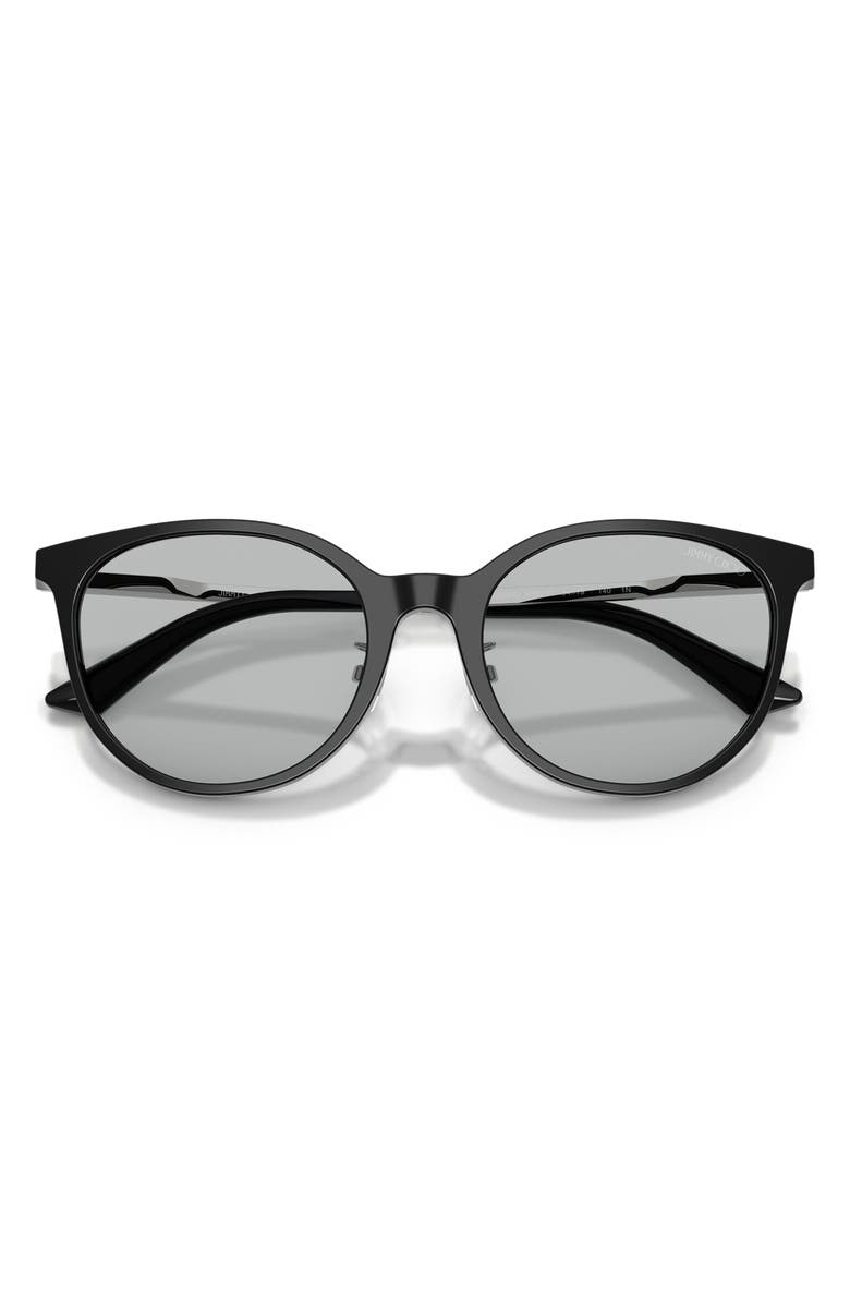 Jimmy Choo 54mm Phantos Sunglasses, Alternate, color, Black / Light Grey