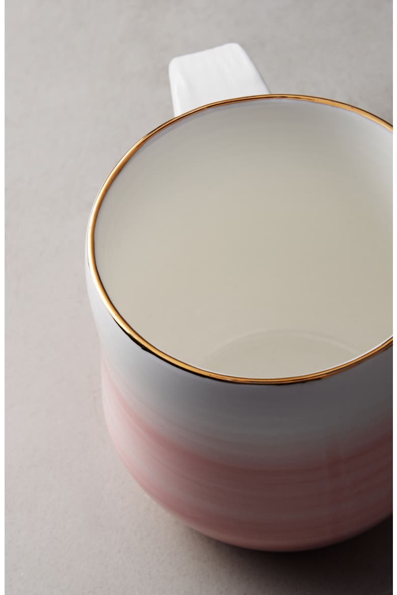 Anthropologie Mimira Stoneware Mug, Alternate, color, PINK