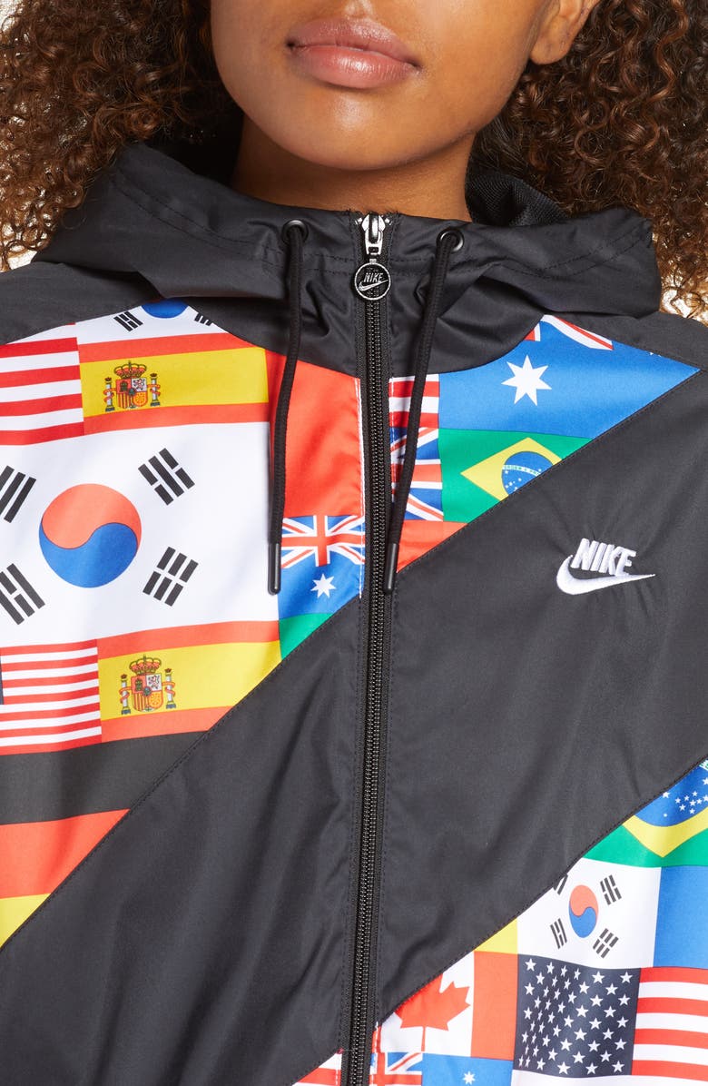 Nike Hooded Woven Jacket, Alternate, color, 