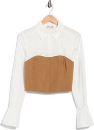 Simkhai Lidey Long Sleeve Combo Top