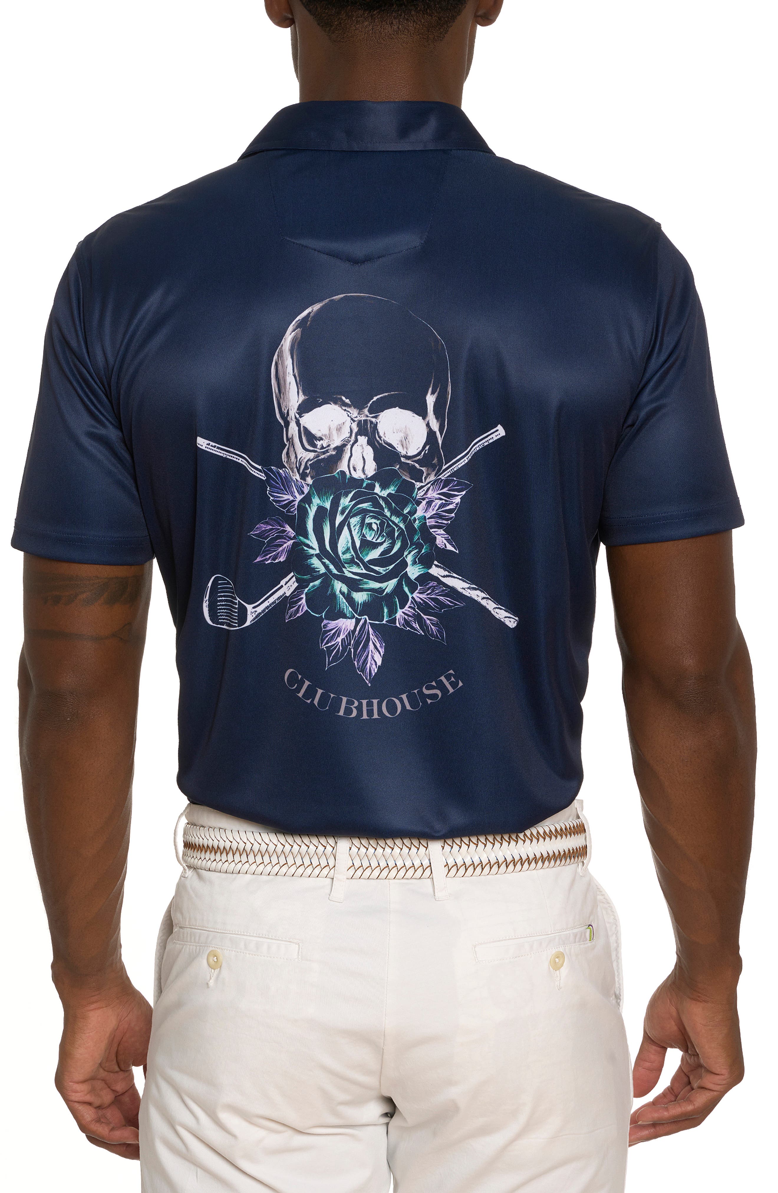 Blade Iron Print Golf Polo - image 2