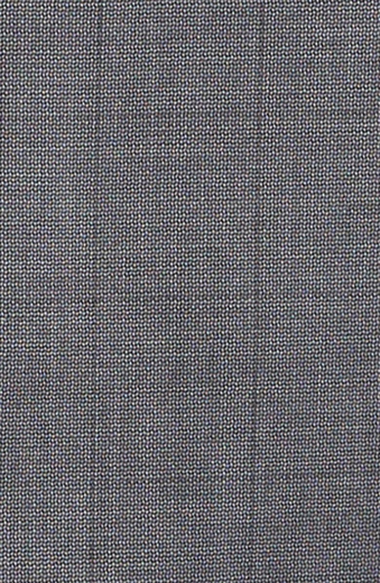 Andrew Marc Kids' Skinny Fit Grey Windowpane Check Stretch Suit, Alternate, color, 