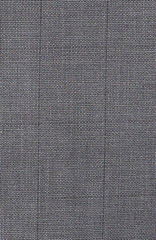 Andrew Marc Kids' Skinny Fit Grey Windowpane Check Stretch Suit In Grey