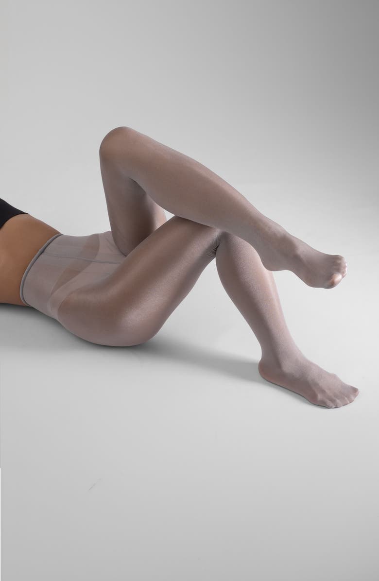 LECHERY<sup>®</sup> Lustrous Silky Shiny 20-Denier Sheer Tights, Alternate, color, Grey