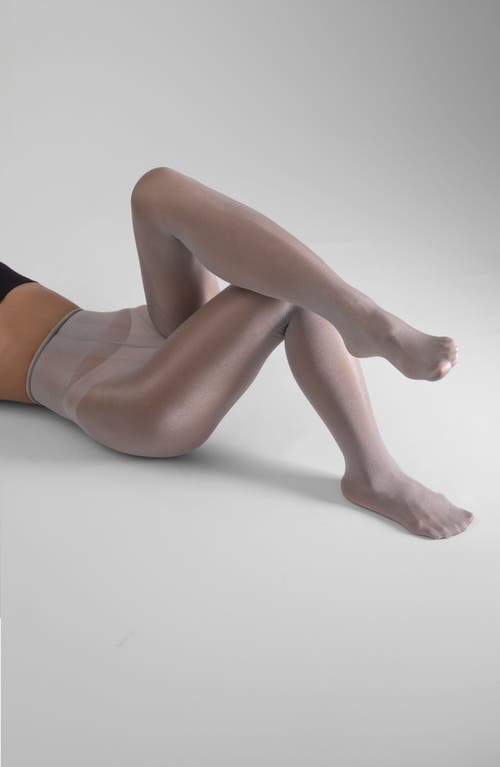 Lechery ® Lustrous Silky Shiny 20 Tights In Grey
