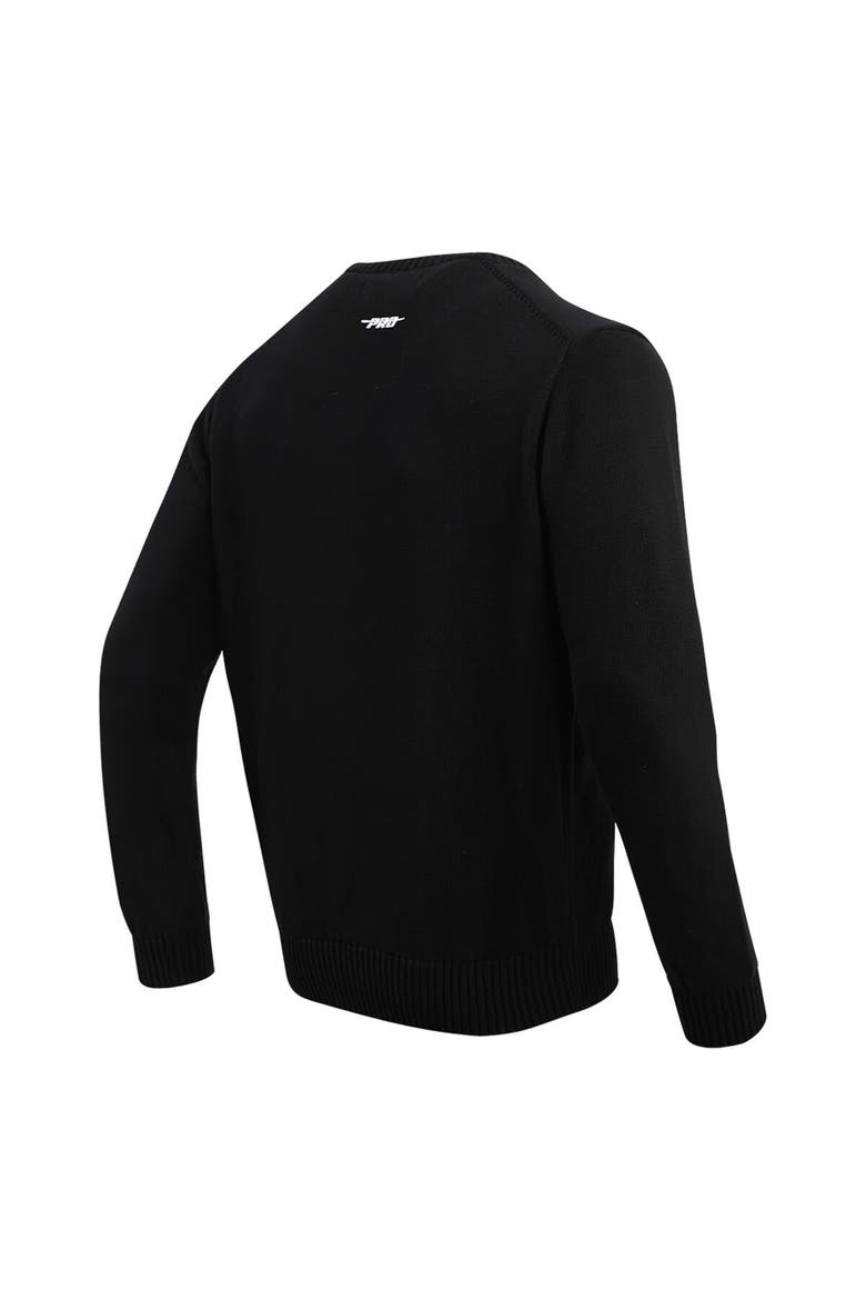 Men's Pro Standard Black Cincinnati Bengals Prep Knit Sweater, Alternate, color, Black