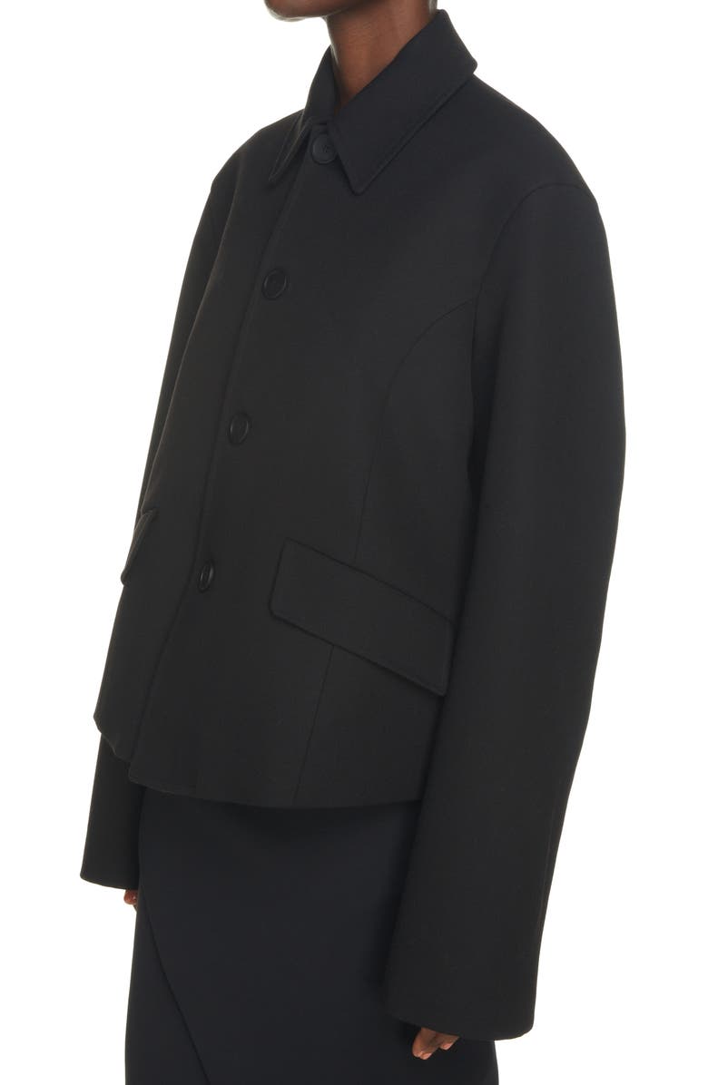 Balenciaga Deconstructed Wool Jacket, Alternate, color, 