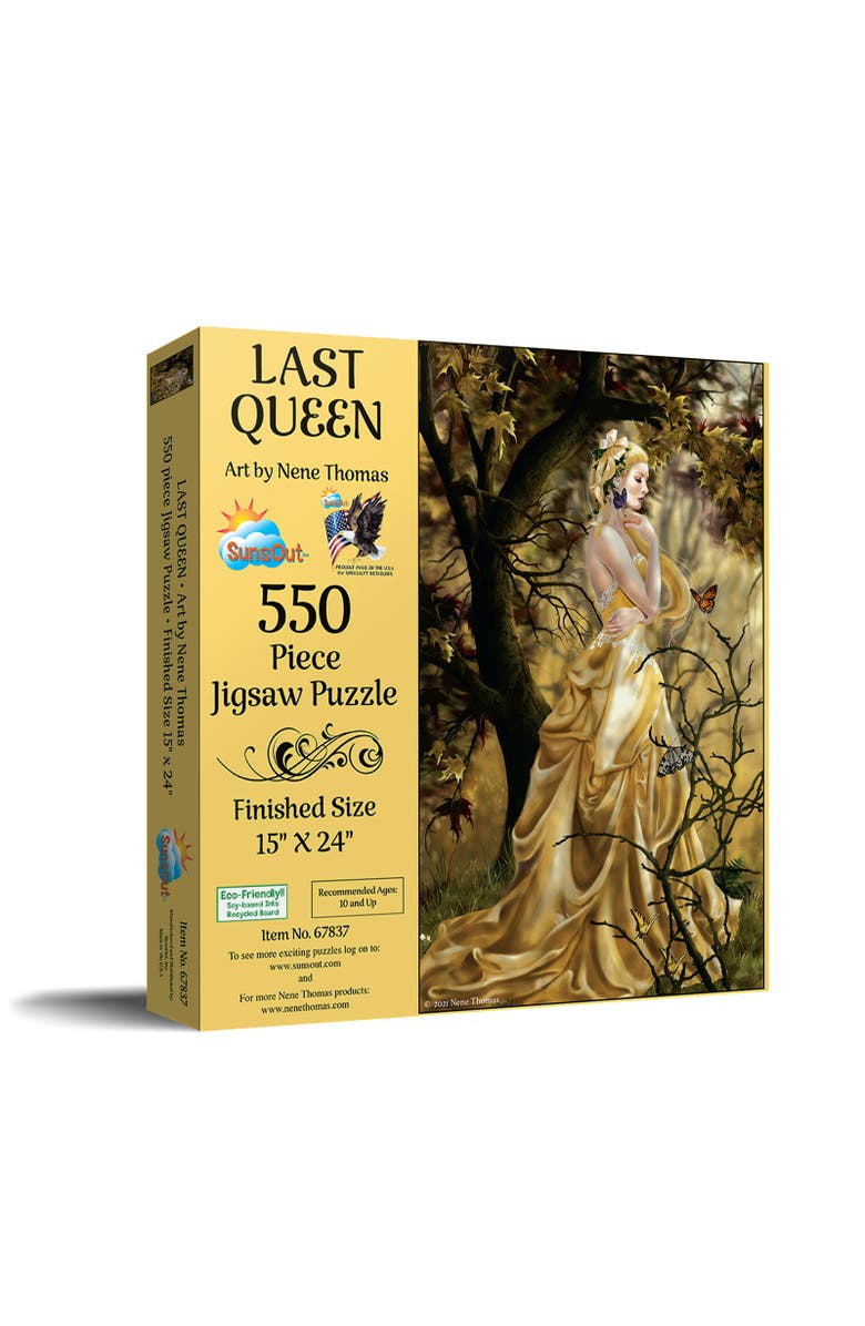 Sunsout Last Queen 550 piece Jigsaw Puzzle for Adults, Main, color, Multicolor