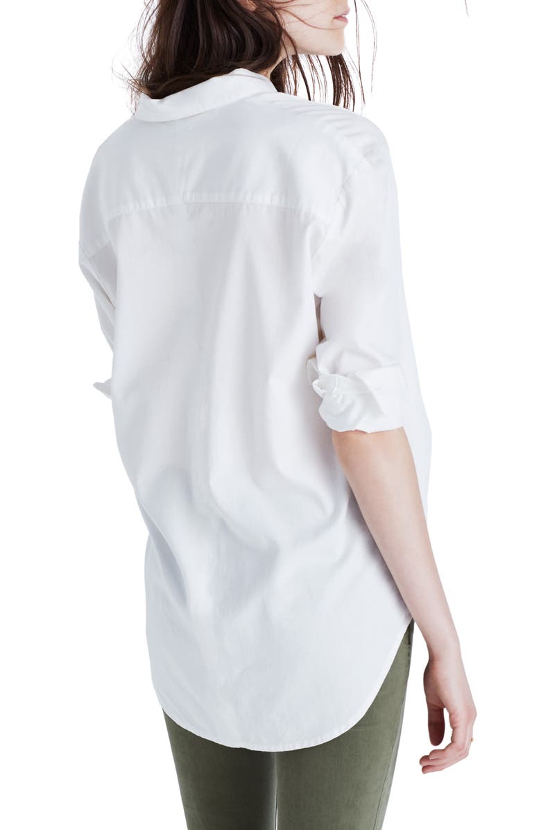 Madewell Drapey Oversize Boyshirt, Main, color,