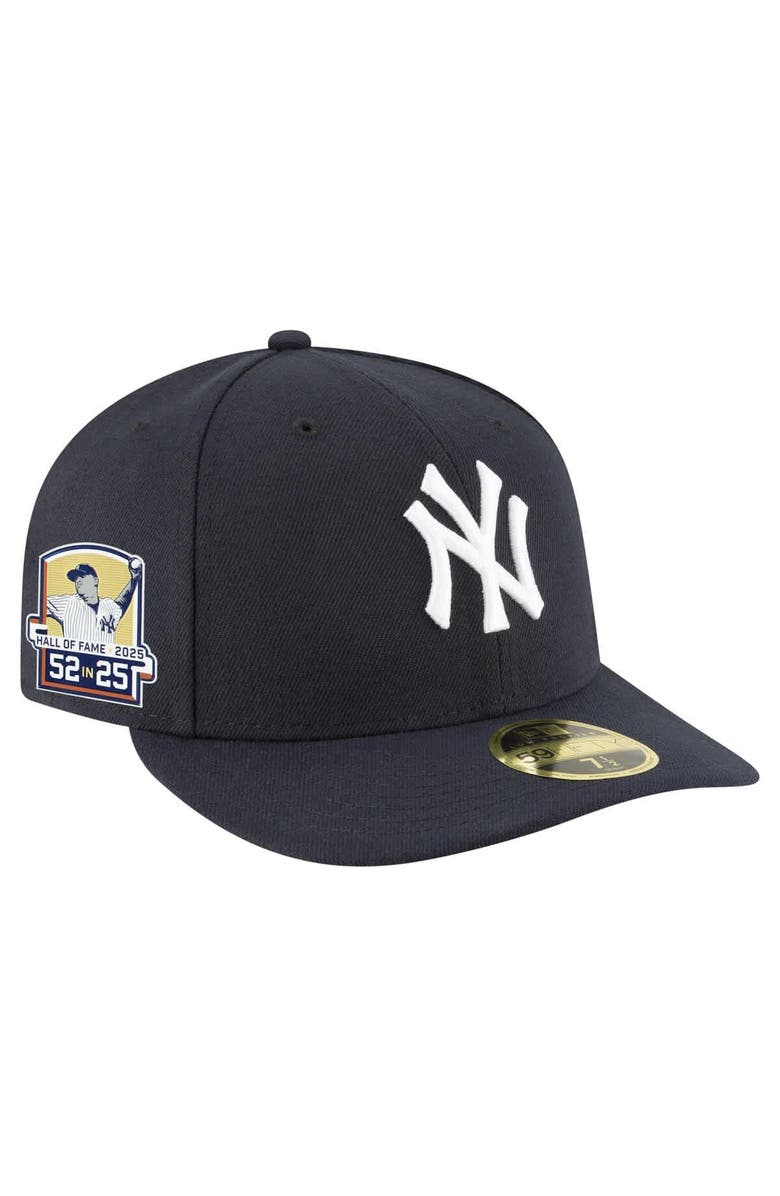 New Era Men's New Era CC Sabathia Navy New York Yankees 2025 National Baseball Hall of Fame 59FIFTY Low Profile Fitted Hat, Main, color, Navy