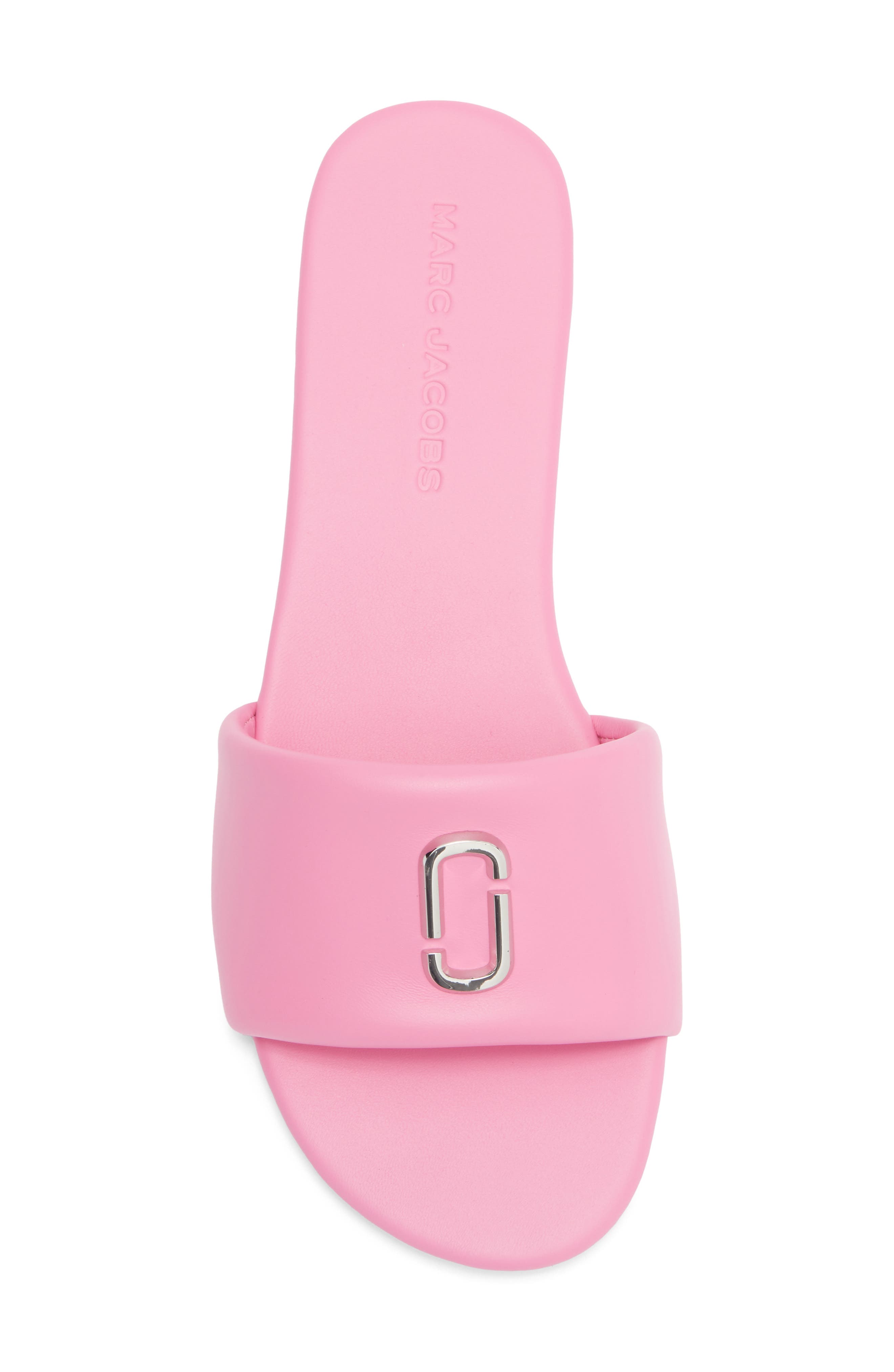 Marc Jacobs The Snapshot Slide Sandal, Alternate, color, Bow Pink