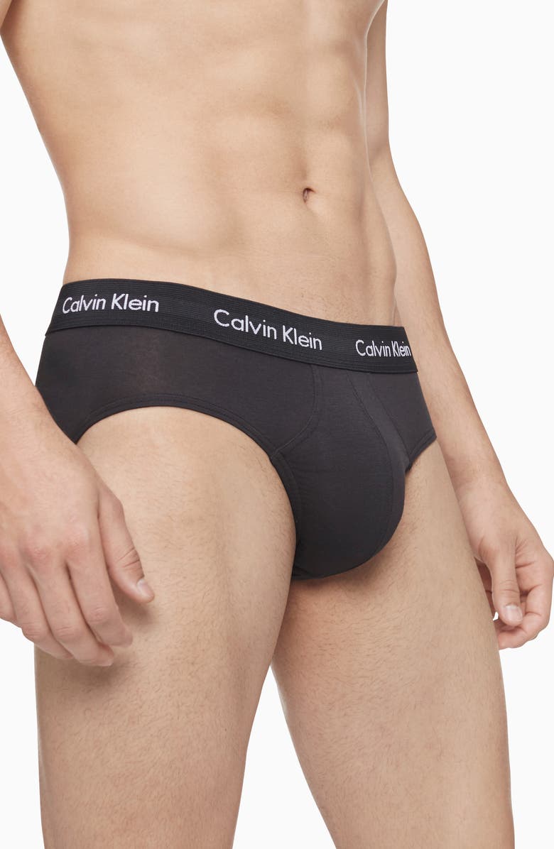 Calvin Klein 3-Pack Stretch Cotton Briefs, Alternate, color, 