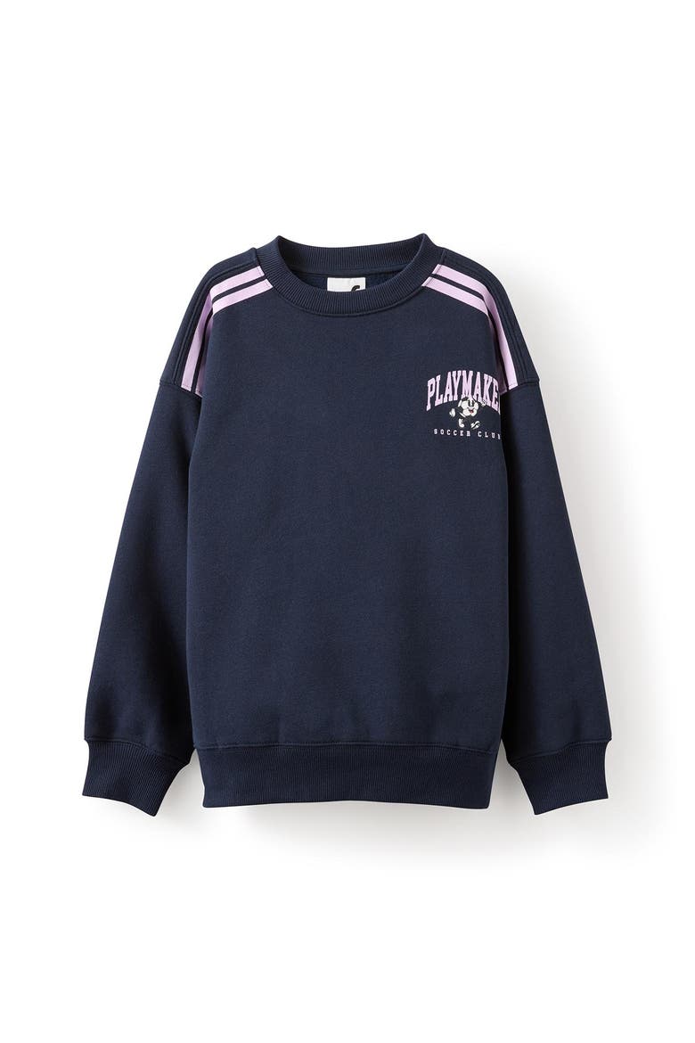 Kid's Sammy Oversized Crew, Main, color, Squid Ink Play Maker