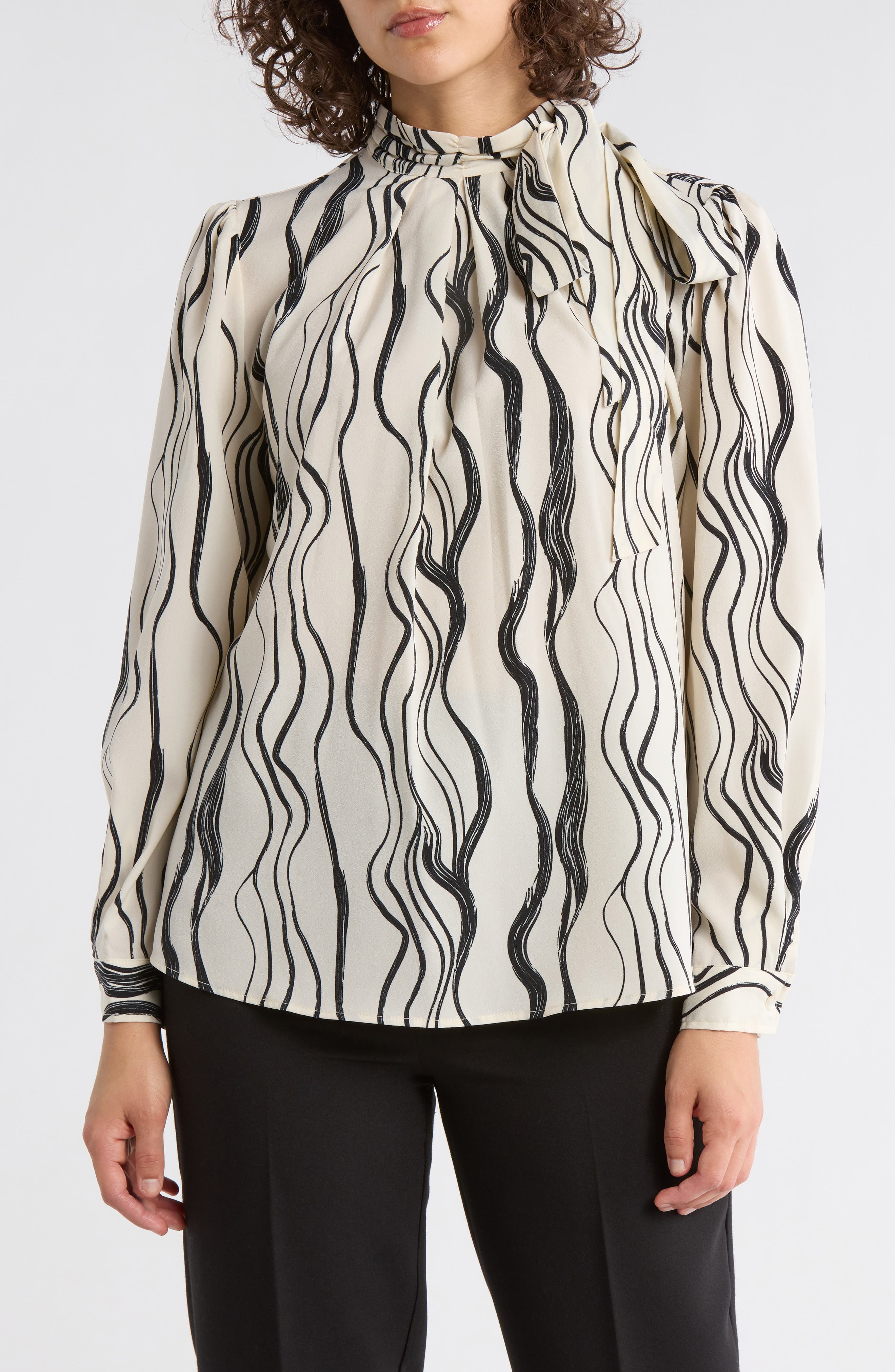 Side Bow Neck Top