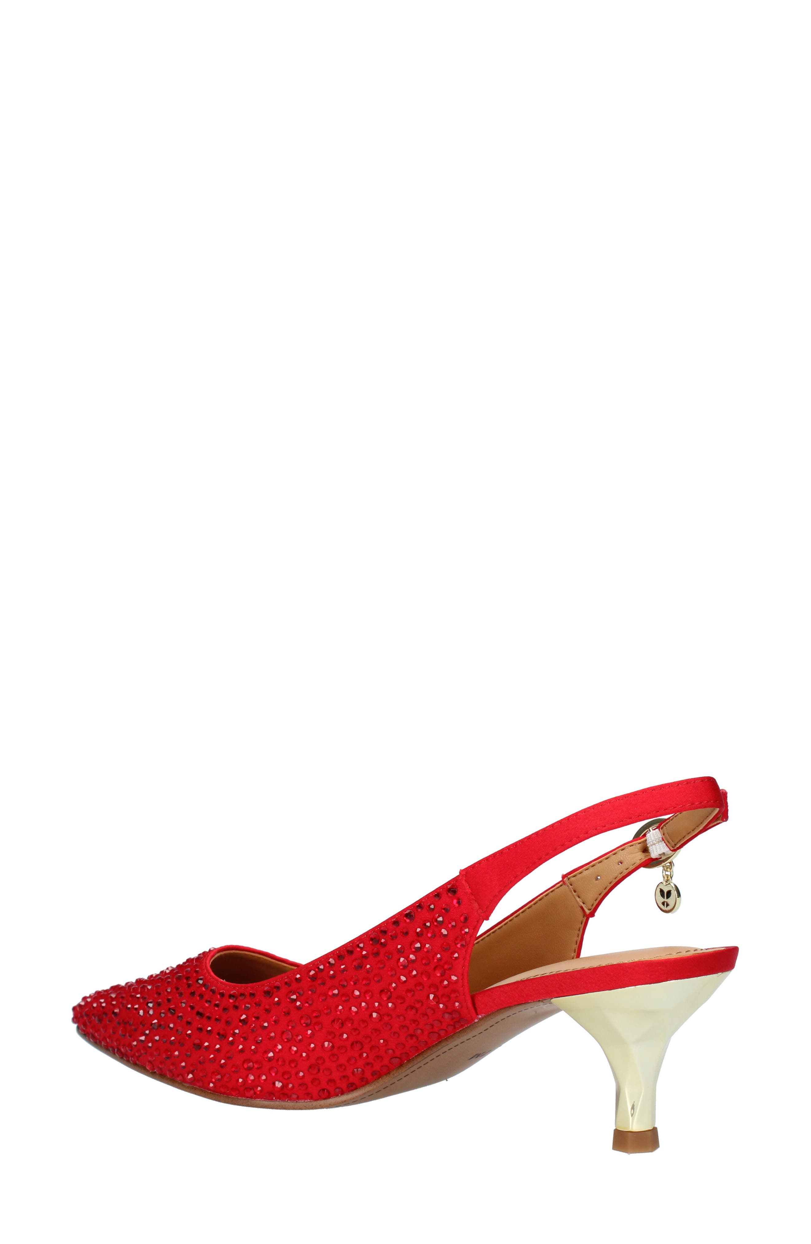 Ferryanne Pointed Toe Slingback Pump, Alternate, color, RED