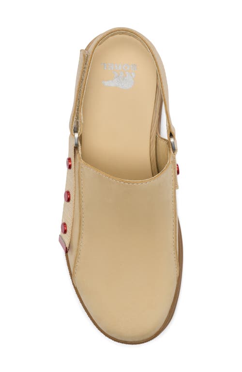 Sorel Roam'n Rbr Clog In Caribou Beige/gum