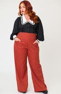Unique Vintage Plus Size 1940s Ginger Wide Leg Pants
