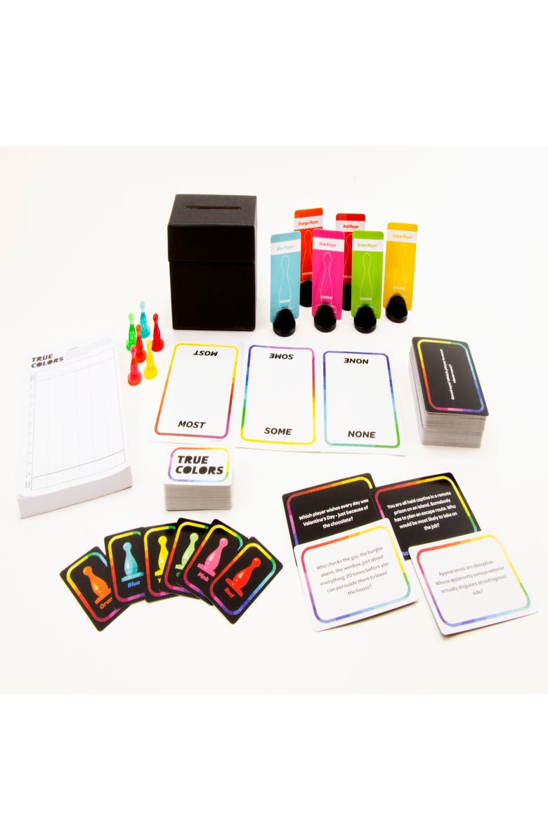 GOLIATH True Colors Party Family Game, Alternate, color, Multicolored