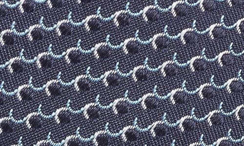Hugo Boss Boss Geometric Pattern Silk Tie